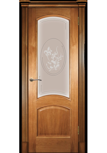 Леон М Светлый орех стекло матовое вьюнок